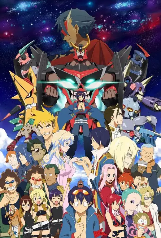 Gambar mecha Gurren Lagann