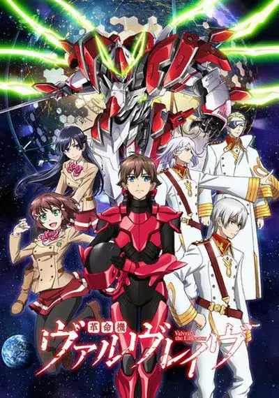 Adegan aksi mecha di Kakumeiki Valvrave