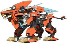 Robot-robot mecha Zoids dalam berbagai bentuk