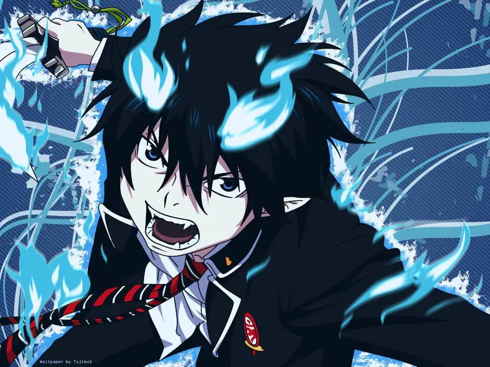 Gambar kekuatan Satan dalam Blue Exorcist