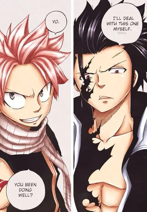 Natsu dan Gray dalam pertarungan sengit di Fairy Tail chapter 331