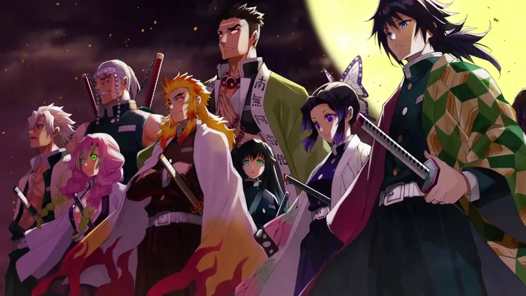 Kekuatan Para Hashira Gambar para Hashira dalam Kimetsu no Yaiba