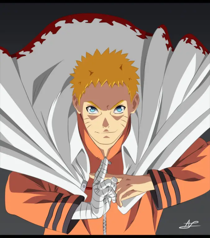 Naruto bersama para Hokage