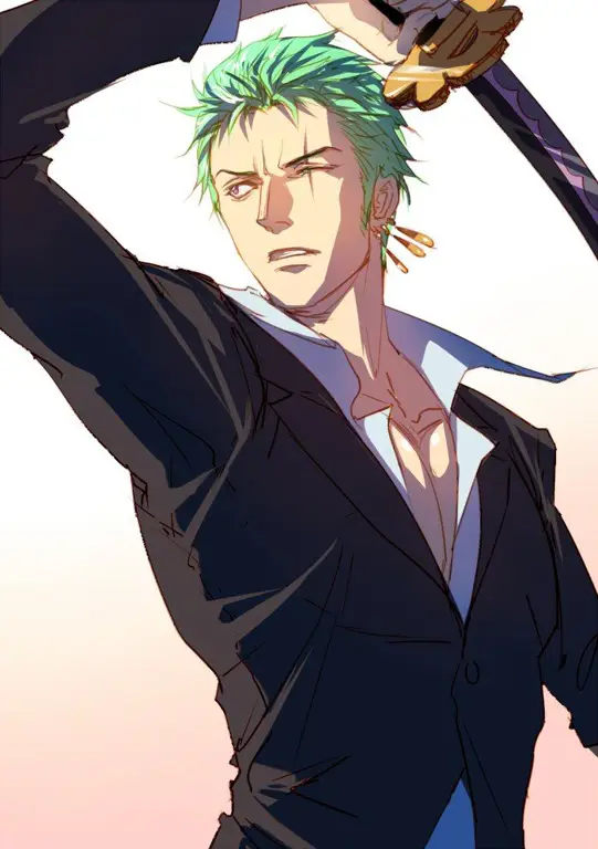 Gambar Roronoa Zoro dari One Piece