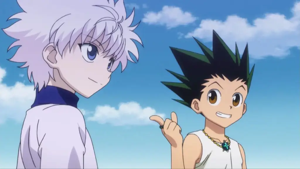 Gon dan Killua sedang beraksi di Greed Island