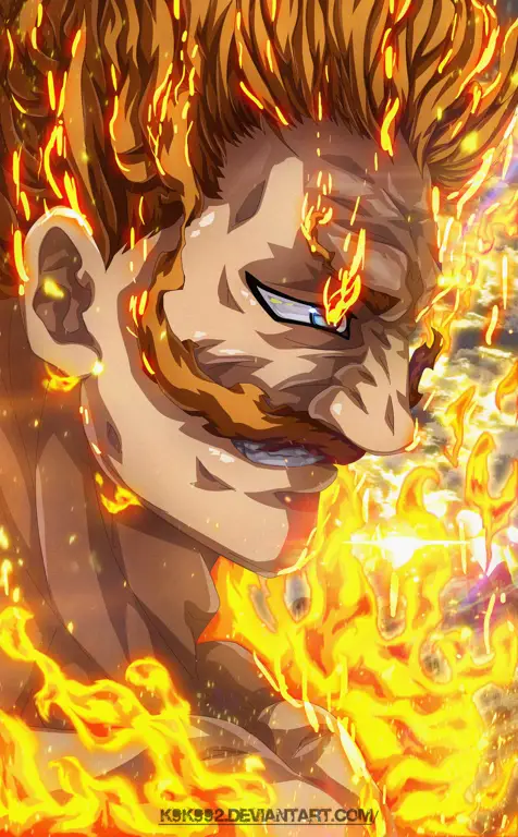 Escanor dalam mode The One