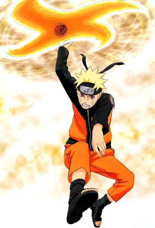 Kekuatan Rasenshuriken Naruto Naruto menggunakan Rasenshuriken untuk melawan Pain