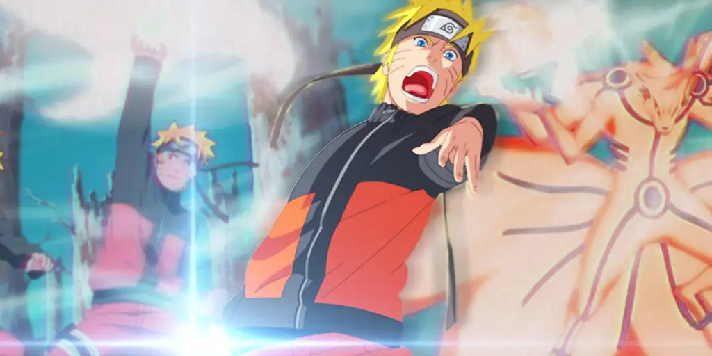 Naruto menggunakan Rasenshuriken