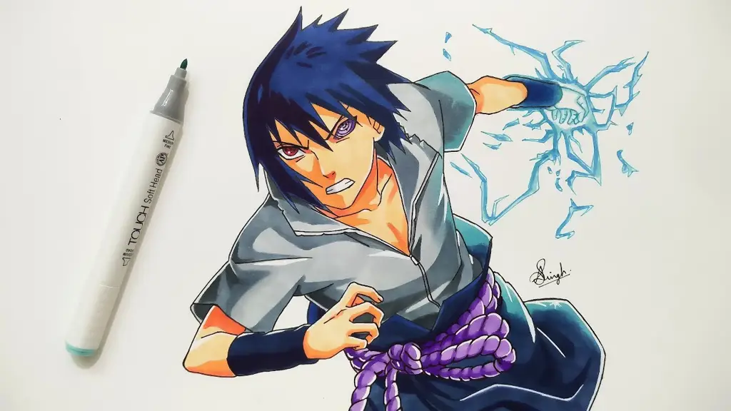 Sasuke dengan Rinnegan