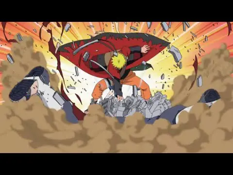 Kekuatan Sage Mode Naruto Naruto dalam mode Sage melawan Pain