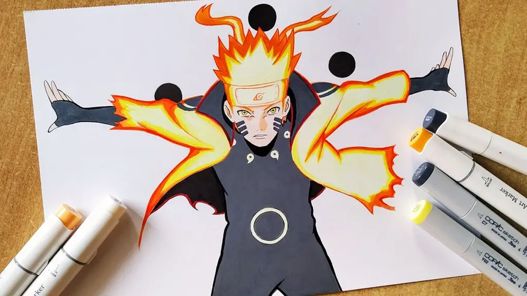 Naruto dalam mode Sage of Six Paths