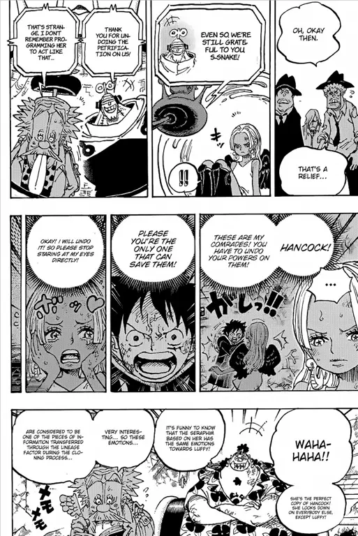 Para Seraphim yang kuat dalam One Piece Episode 1090