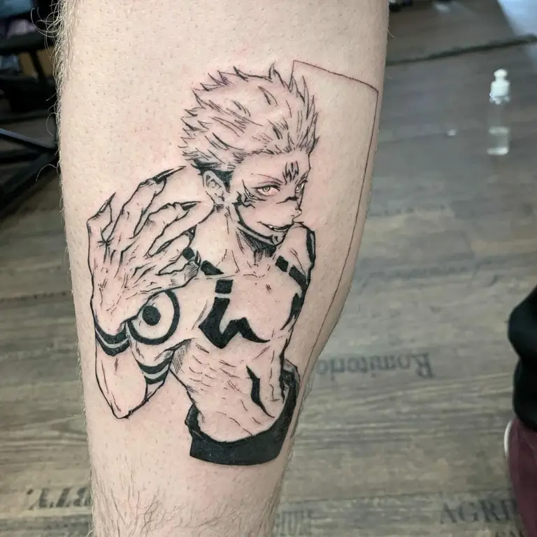 Gambar Sukuna di Jujutsu Kaisen