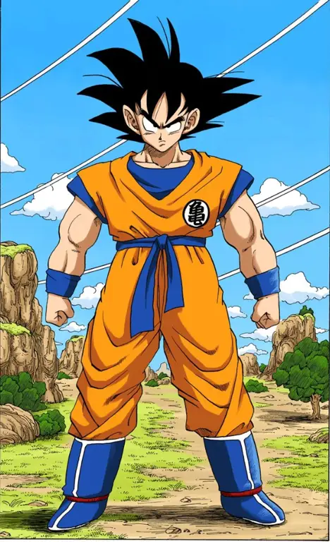 Gambar Goku dari Dragon Ball Z