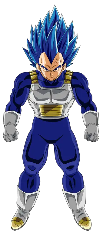 Vegeta dalam wujud Super Saiyan Blue