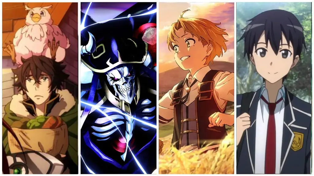 Kekuatan yang Tidak Terbatas Gambar karakter isekai yang sangat kuat