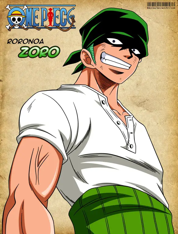 Gambar Roronoa Zoro dari One Piece