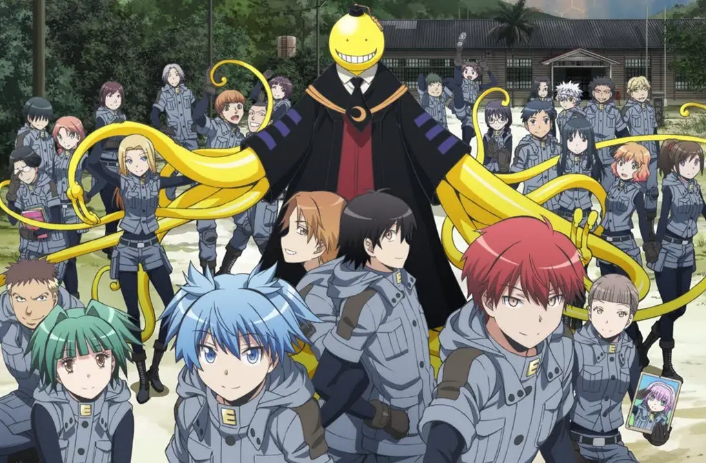 Gambar Kelas 3-E dari Assassination Classroom