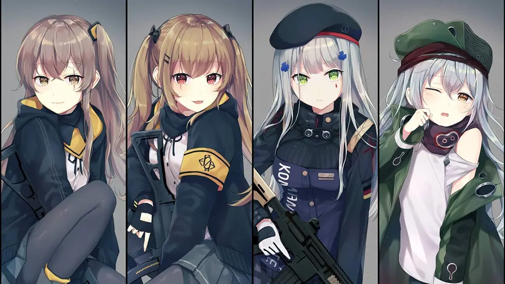 Gambar pembangunan basis di Girls Frontline