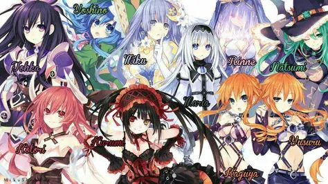 Karakter-karakter Spirit dalam Date A Live