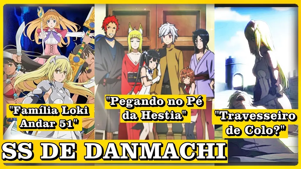 Para anggota Loki Familia dalam Danmachi