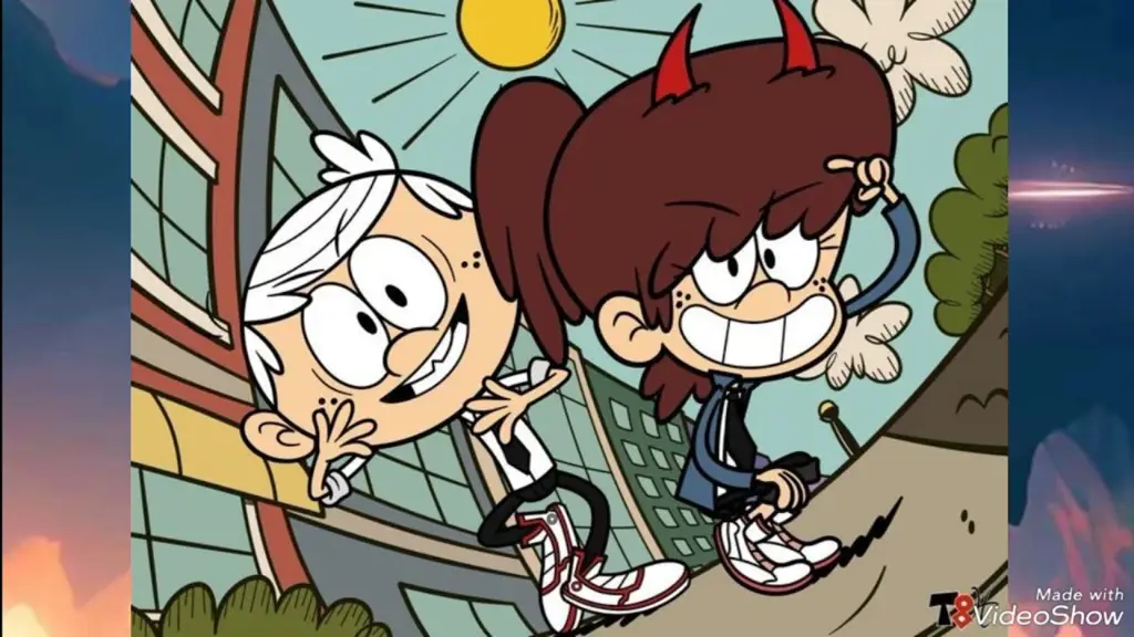 Lincoln dan saudara-saudarinya dalam The Loud House