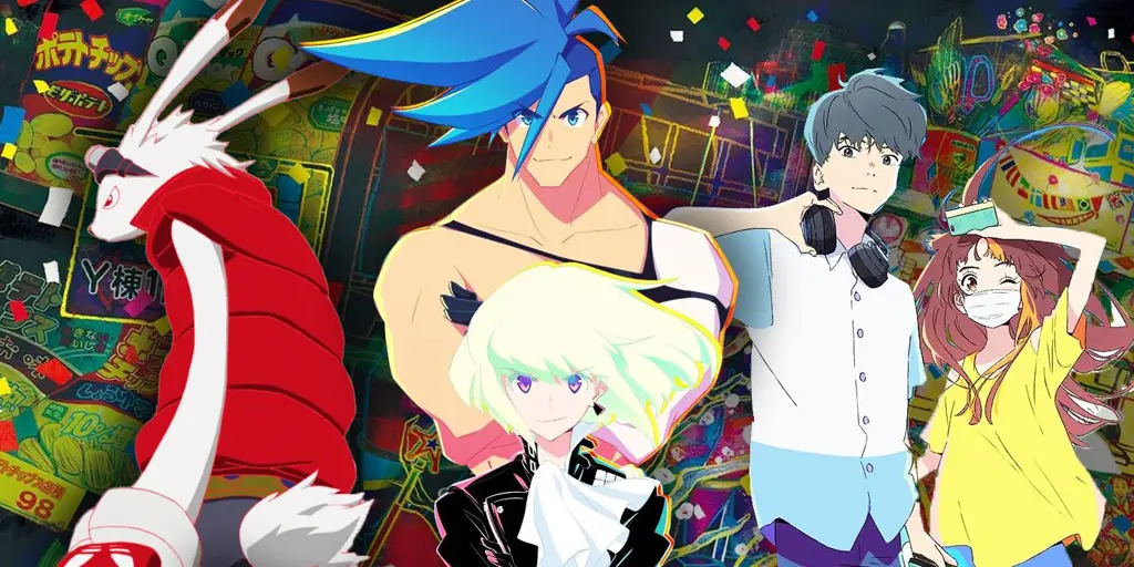 Gambar keluarga menonton anime bersama-sama