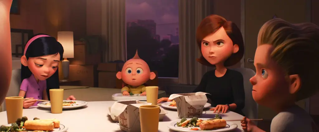 Keluarga Parr dalam film Incredibles 2