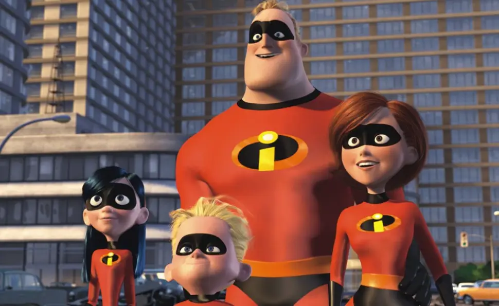 Keluarga Parr dalam film The Incredibles