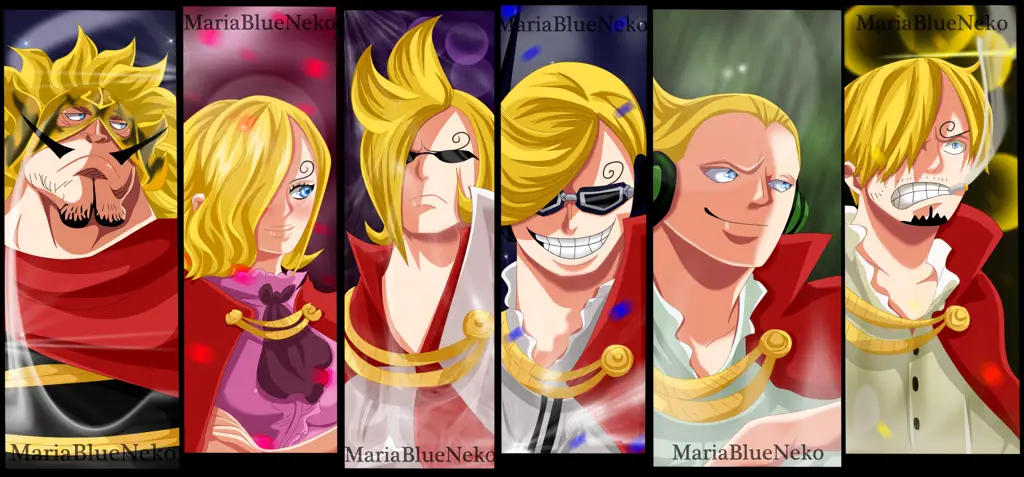 Gambar keluarga Vinsmoke Sanji di One Piece