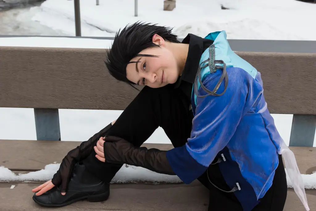 Para karakter utama Yuri!!! on Ice berkumpul