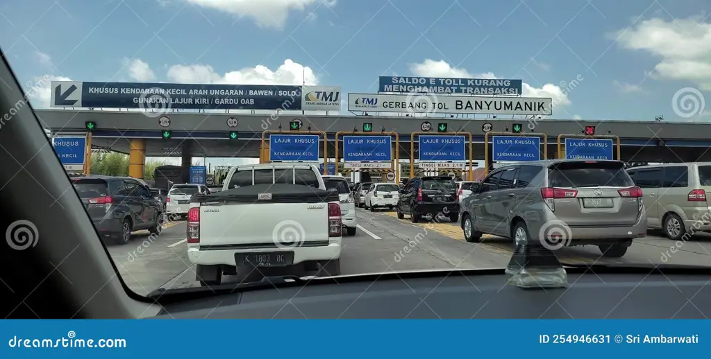 Kemacetan di gerbang tol