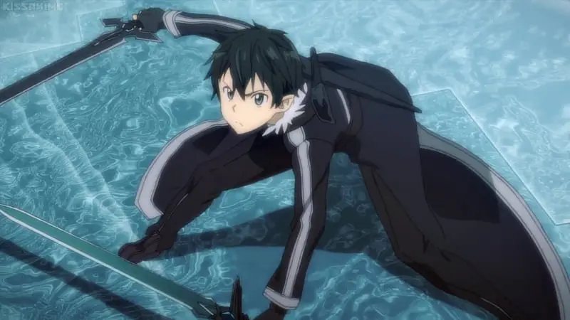 Gaya bertarung Kazuto Kirigaya