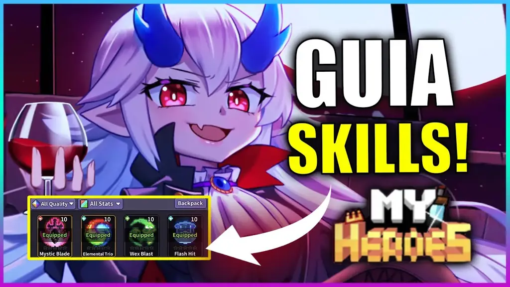 Gambar yang menampilkan kemampuan hero dalam game Dungeon Defense