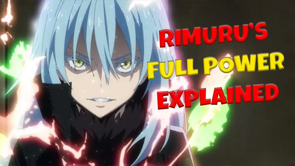 Gambar yang menampilkan berbagai skill Rimuru Tempest