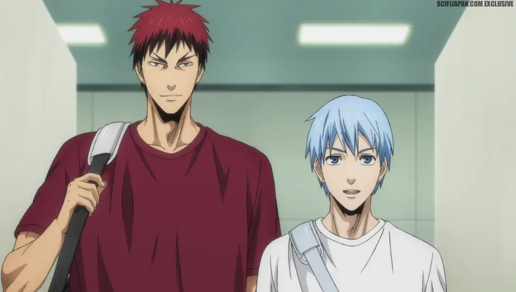 Kuroko Tetsuya dalam aksi di Kuroko no Basket Movie 1