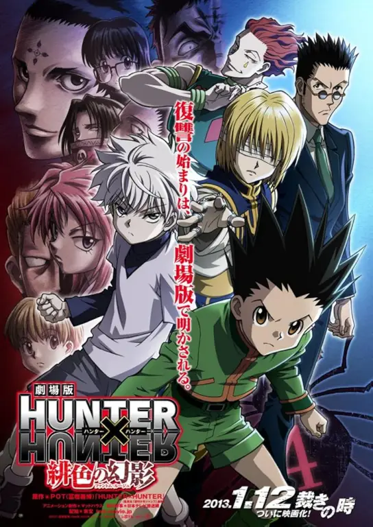 Ilustrasi kemampuan Nen Phantom Rouge dalam Hunter x Hunter