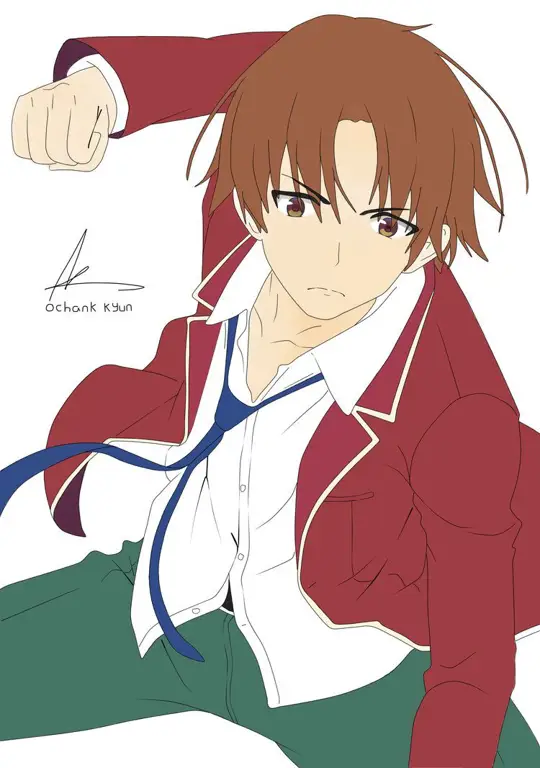 Ilustrasi Ayanokouji Kiyotaka