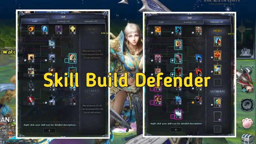 Ilustrasi Skill-skill Heavenly Solo Defender