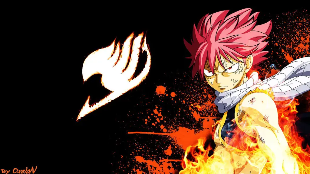 Gambar Natsu Dragneel kembali ke Fairy Tail