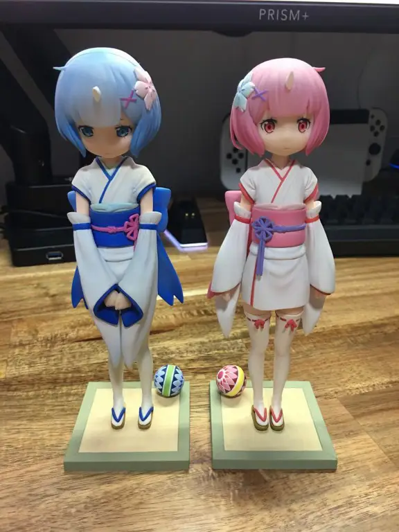 Gambar Rem dan Ram dari anime Re:Zero