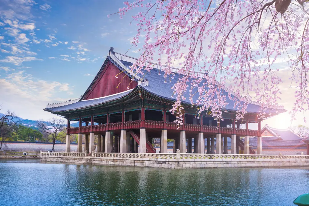 Arsitektur istana Korea yang megah