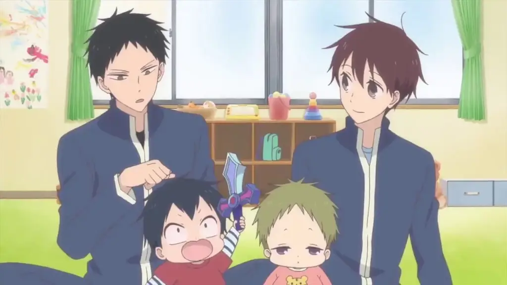 Adegan festival musim panas di episode 6 Gakuen Babysitters