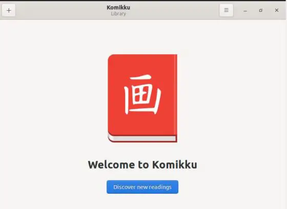 Antarmuka situs web Komiku