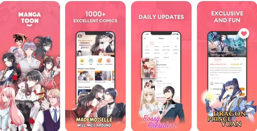 Berbagai aplikasi baca manga di smartphone