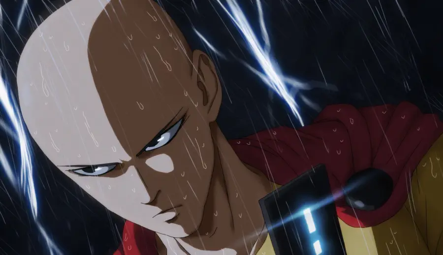 Antarmuka Animelon saat menonton One Punch Man