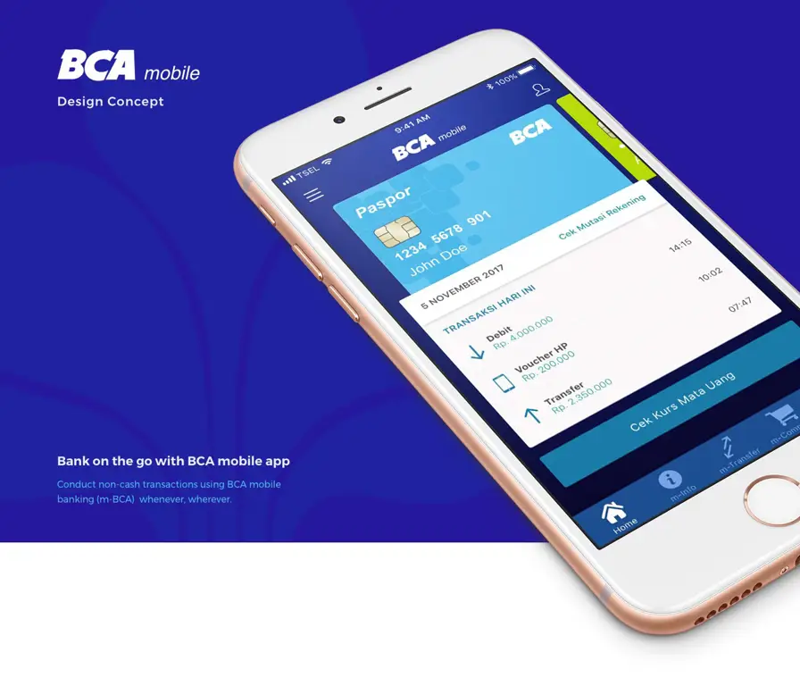 Aplikasi Mobile Banking BCA