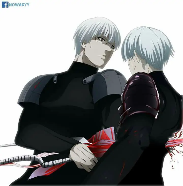 Ken Kaneki dan Kishou Arima muda