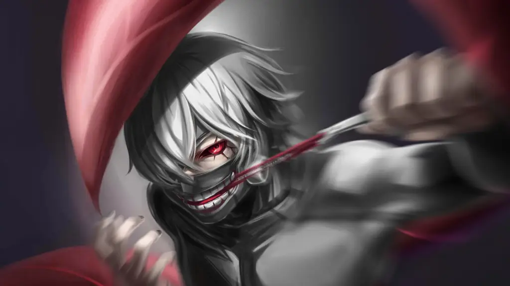 Gambar Ken Kaneki dari Tokyo Ghoul