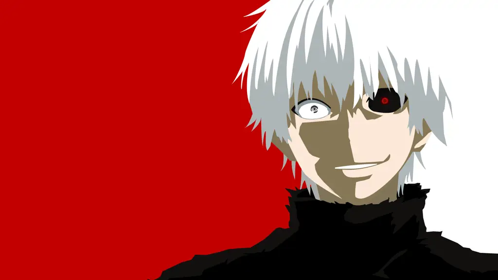 Gambar Ken Kaneki dalam Tokyo Ghoul